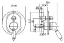 Смеситель Cezares Vintage VINTAGE-VDIM-03/24-Sw для ванны с душем