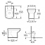 Унитаз приставной Roca Dama Senso Compacto 347517000
